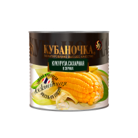 Кукуруза сах.в зернах Кубаночка 400г(МОП 240г), жб