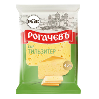 Сыр полутвердый "РОГАЧЕВЪ" МДЖ 45 500г, БЗМЖ ОАО Рогачевский МКК