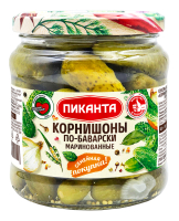 Корнишоны марин. По Баварски Пиканта 520г(МОП 260г), СТб твист