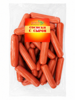 Сосиски с сыром кат. Б, п/а, вес