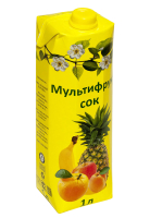 Сок мультифруктовый ГОСТ 1л Завод Империя соков ИМПЕРИЯ СОКОВ ЗАВОД ООО(производитель)