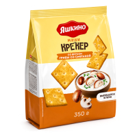 Крекер мини со вкусом грибы со сметаной 350г ТМ Яшкино