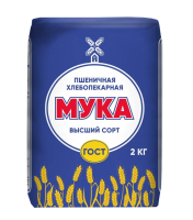 Мука пшеничная хлебопекарная в/с 2,0 кг Ваш хлеб ООО (производитель)