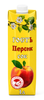 Сок Персиковый 1 л ГОСТ ИМПЕРИЯ СОКОВ ЗАВОД ООО(производитель)