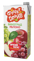 Напиток виноградно яблочный Фрукт Драйв, 1л. для питания детей от 3 л. НЕКТАР фирма ООО(производител