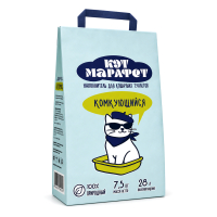 Наполнитель для кошачьего туалета Кэт Марафет комкующийся 28 л. Котоффей ООО(производитель)
