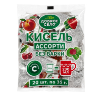 Кисель Ассорти с витамином С (персик,клубника,вишня,лесные ягоды) 35гр*20шт Стандарт ООО (Ижевск) (