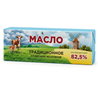 Масло сладко сливочное Традиционное несоленое 82,5 500гр ГОСТ БЗМЖ Чизмол ООО(производитель)