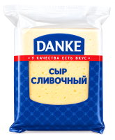 Сыр полутвердый Danke Сливочный 45 400гр БЗМЖ БЕЛСЫР СООО(производитель)