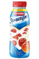 Напиток йогуртный "Эрмигурт" питьевой пастеризованный/ фруктовый Вишня Черешня/1,2 420г БЗМЖ