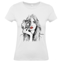 Футболка с принтом, р.46 56, 100 хлопок Футболка с принтом, р.46 56, 100 хлопок