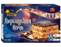 Торт Персидская ночь День торта 400 гр, КБК Черемушки, г. Москва