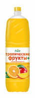 Напиток б/а сильногазированный "FONTE Тропические фрукты Апельсин манго" 2л