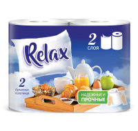 Бумажные полотенца RELAX АТГ 73,92м 2сл. 2 рул. Архбум тиссью групп ООО(производитель)