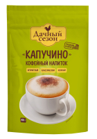 Напиток кофейный растворимый порошкообразный "Капучино" ТМ "Дачный сезон" 200 г/24 уп в кор