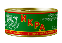 Икра лососвая структурированная 120 гр Европром Икра лососвая структурированная 120 гр Европром