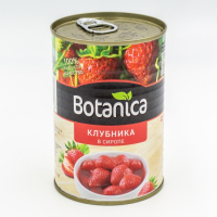 Клубника в сиропе Botanika, ж/б, 425 мл