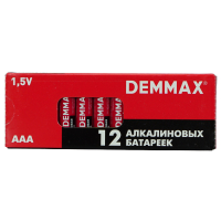 Батарейки алкалиновые Demmax AA и AAA 12 шт. Батарейки алкалиновые Demmax AA и AAA 12 шт.