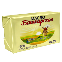 Продукт сладко сливочный с маслом БАШКИРСКОЕ комбинированный мдж 82,5 500гр с ЗМЖ