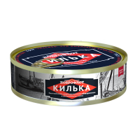 Килька балт. НР обжаренная в томатном соусе 240гр. ключ ТМ ДОБРОФЛОТ