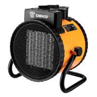 Тепловая пушка 2,2 КВ, DEKO,термостат,3 режима регуляции, вентилирование