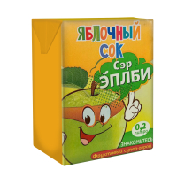 Сок для детского питания Сэр Эплби, 0,2 мл. ШКЗ 2001 ООО (производитель)
