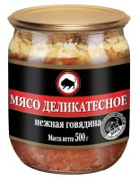 Мясо деликатесное Нежная говядина ст/б 500 гр