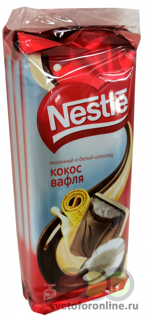 Nestle молочный шоколад карамель арахис / белый с кокосом 3*90гP Купить ...