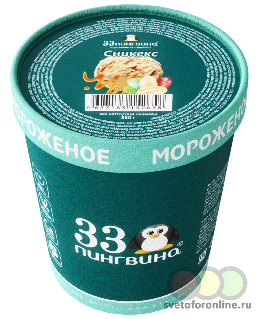 Торт мороженое 33 пингвина